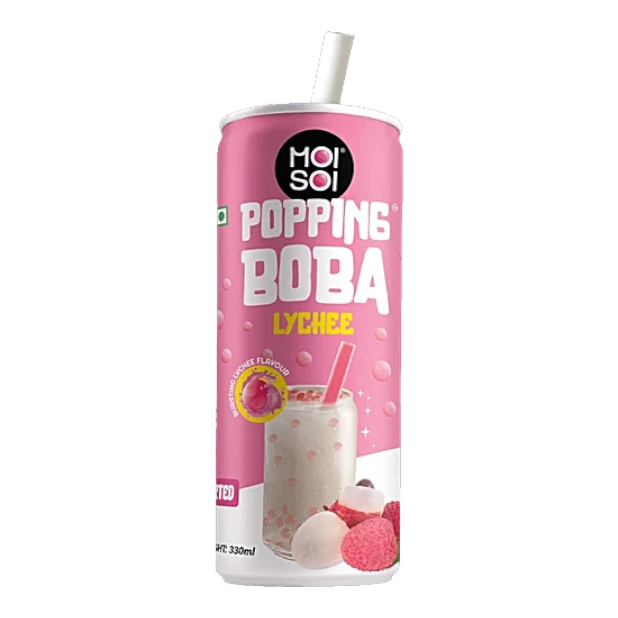 Moi Soi Popping Boba Lychee Flavour 330ml