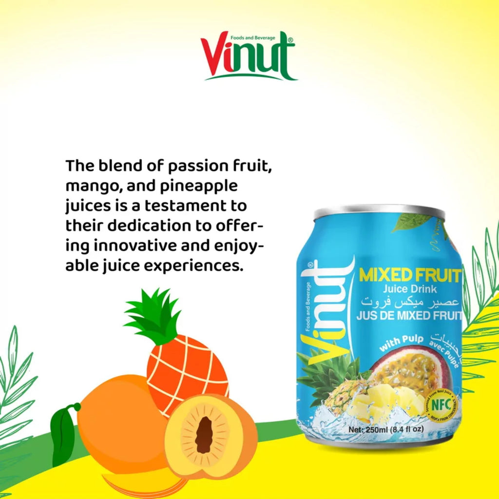 Vinut Mixed Fruit Juice With Pulp 250 ml