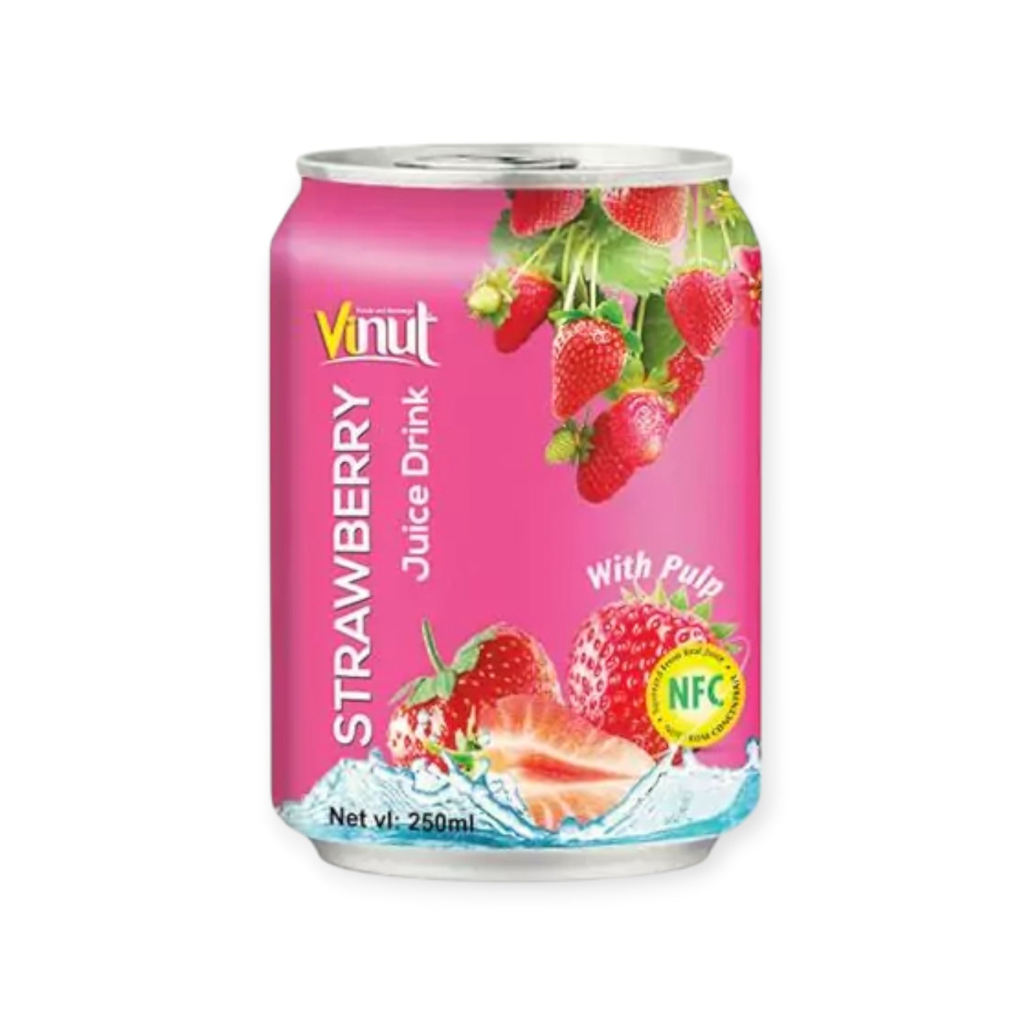 Vinut Strawberry Juice With Pulp 250 ml