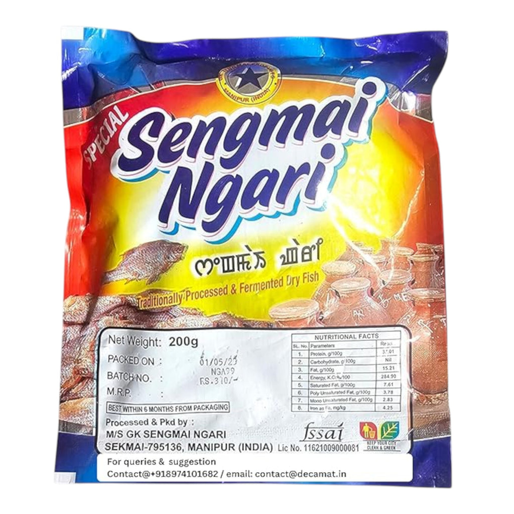 Sengmai Ngari Fermented Manipur Fish 200g
