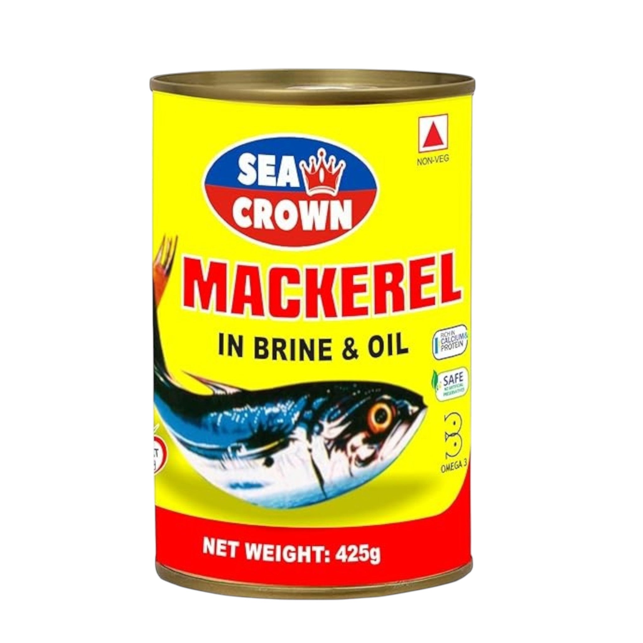 Sea Crown Mackeral in Brine & Oil (425g)