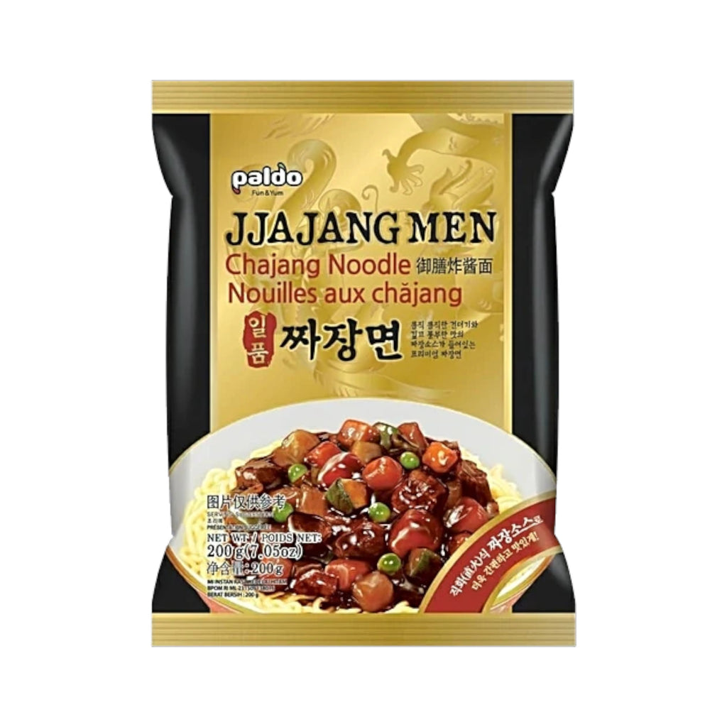 Paldo Black Bean Sauce Veg Jjajang Non Spicy Korean Ramen