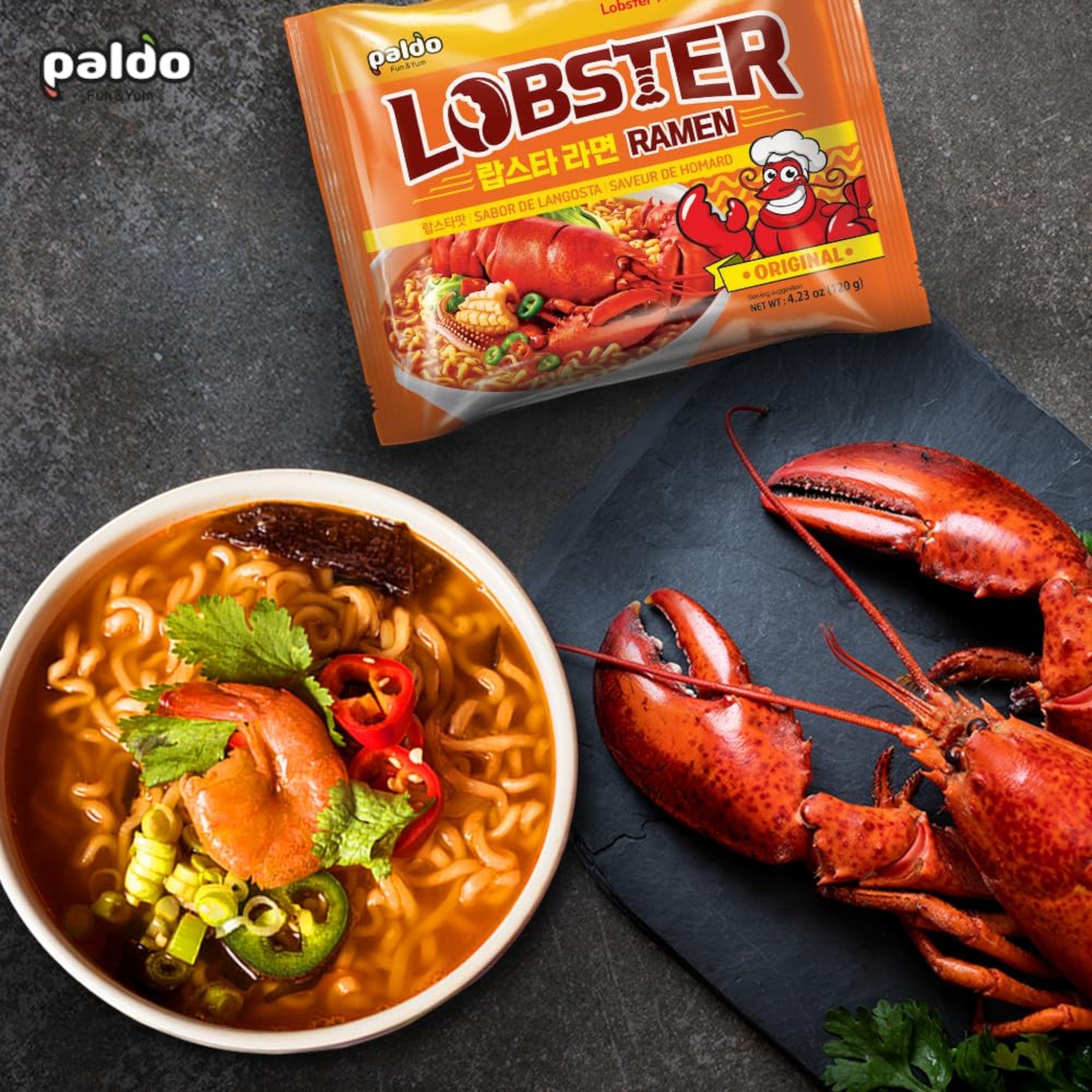 Paldo Lobster Ramen Noodles