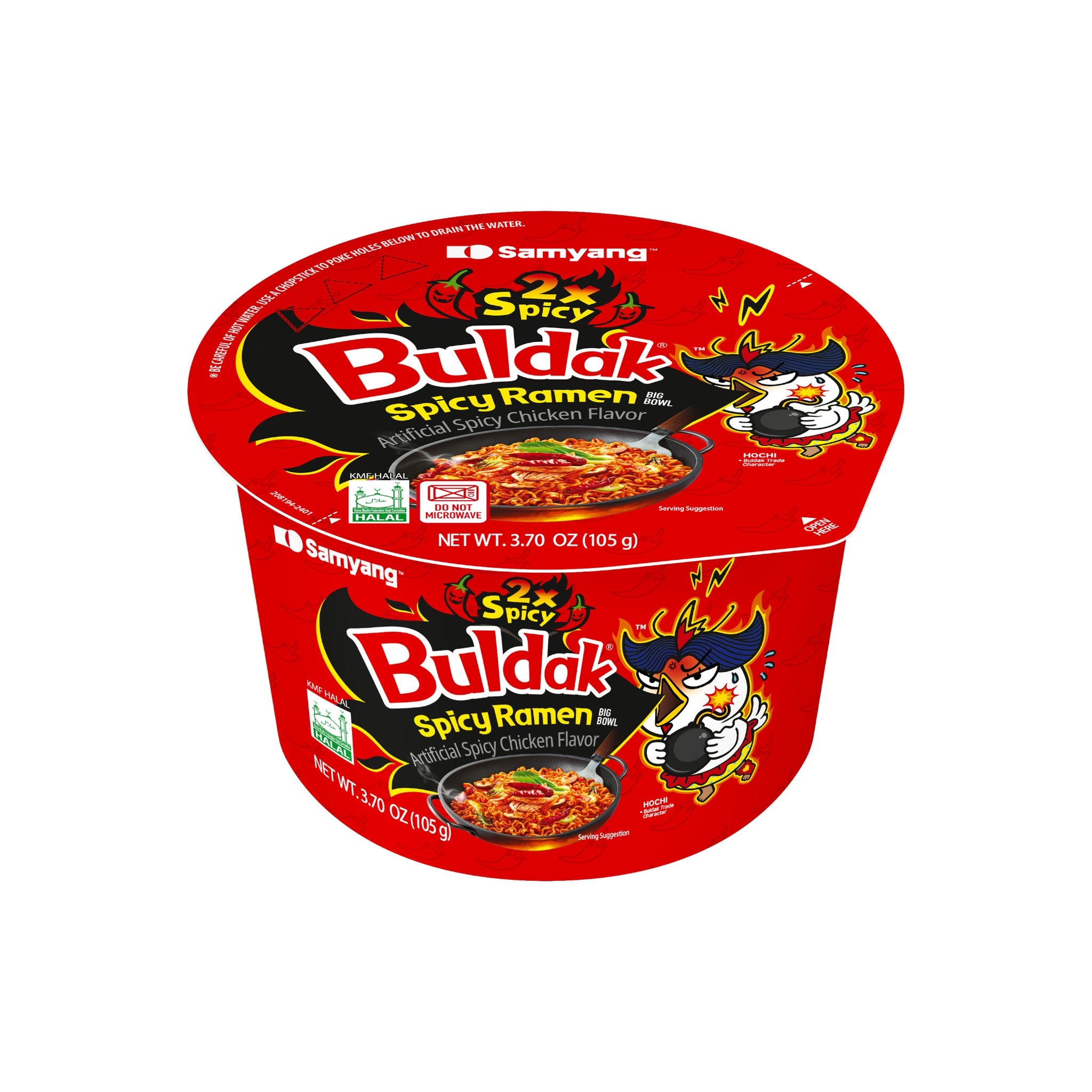 Buldak 2x Spicy Big Bowl 105 gm