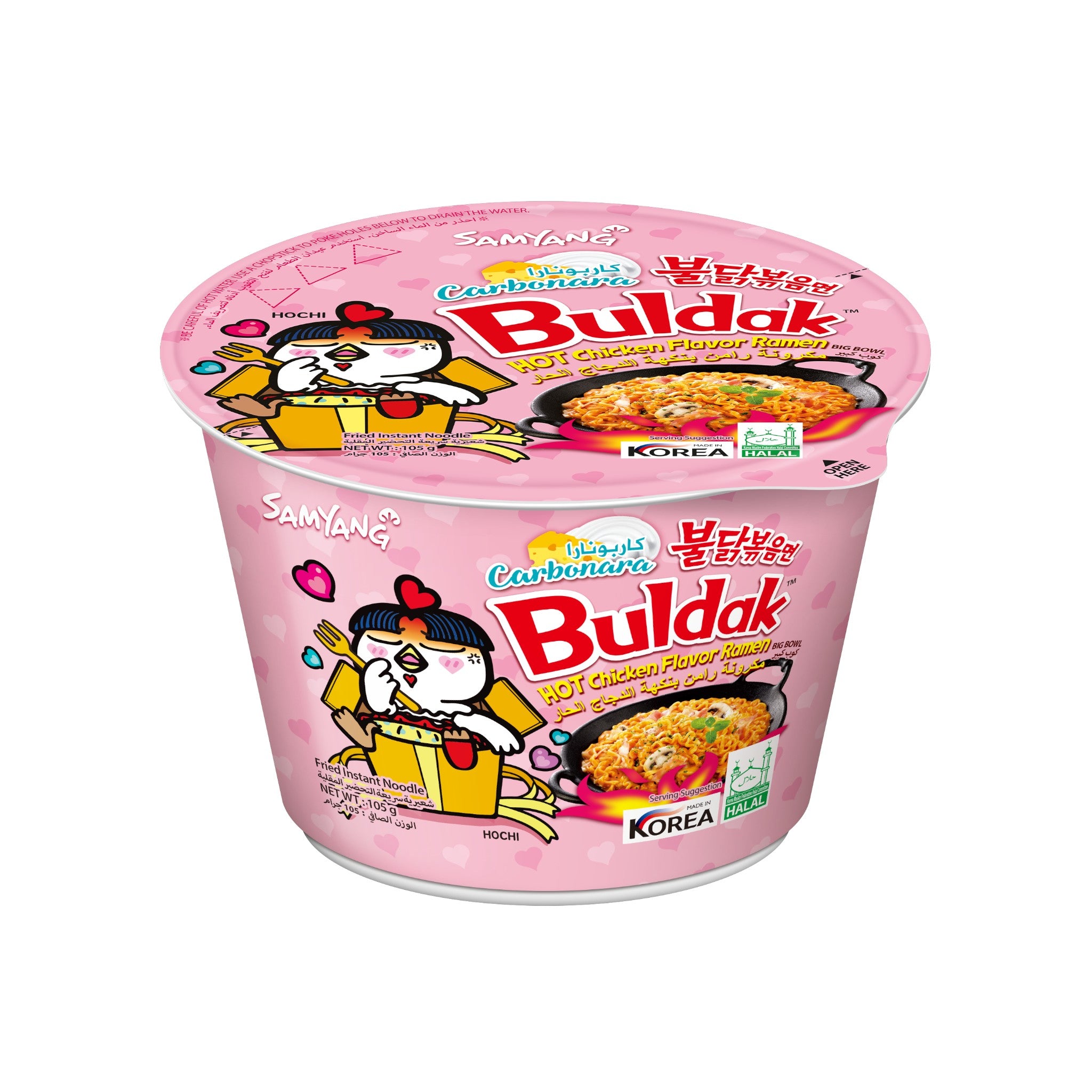Samyang Carbonara Hot Chicken Noodles Bowl 105g