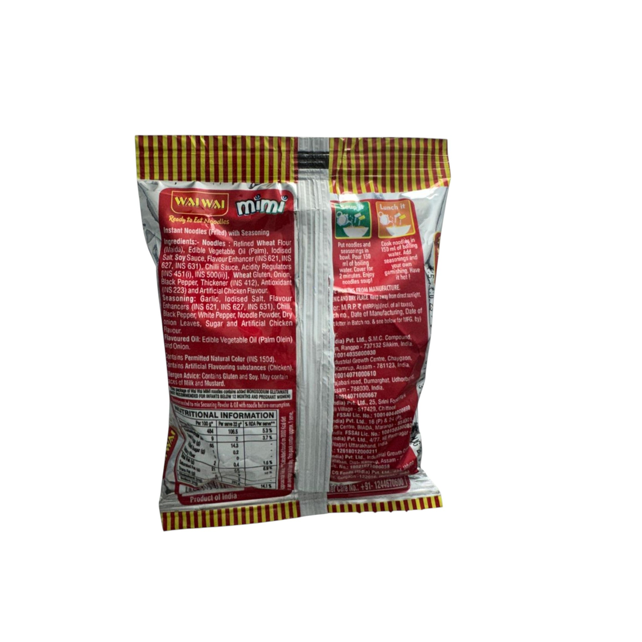 Wai Wai Mimi Chicken Flavour Instant Noodles