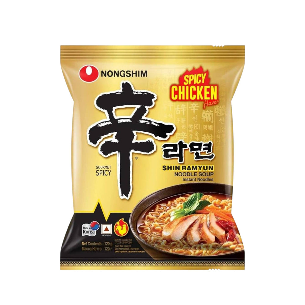 NONGSHIM Shin Ramyun Spicy Chicken Flavour Instant Noodle Soup-120g