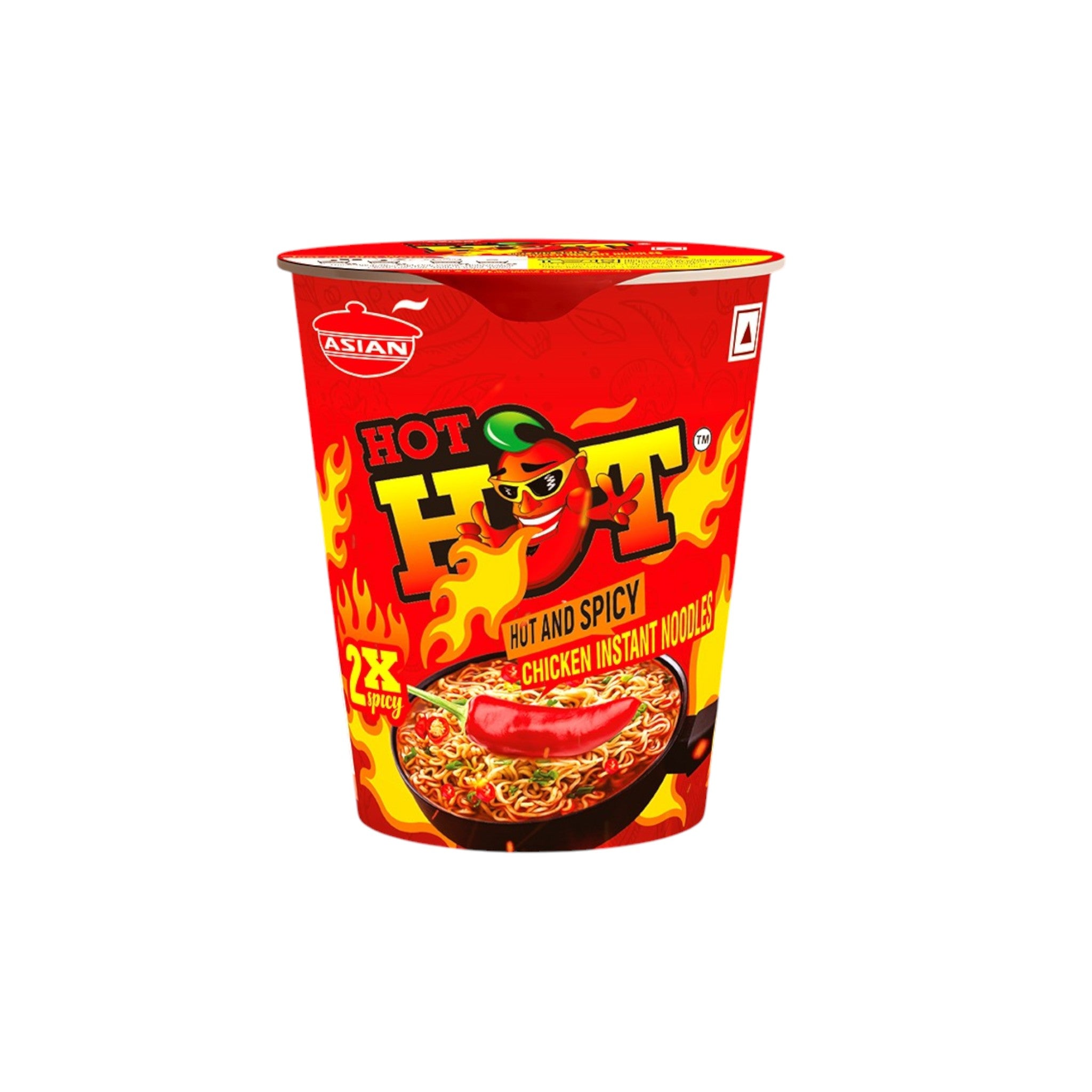 Rumpum Hot Hot Chicken Cup Noodles