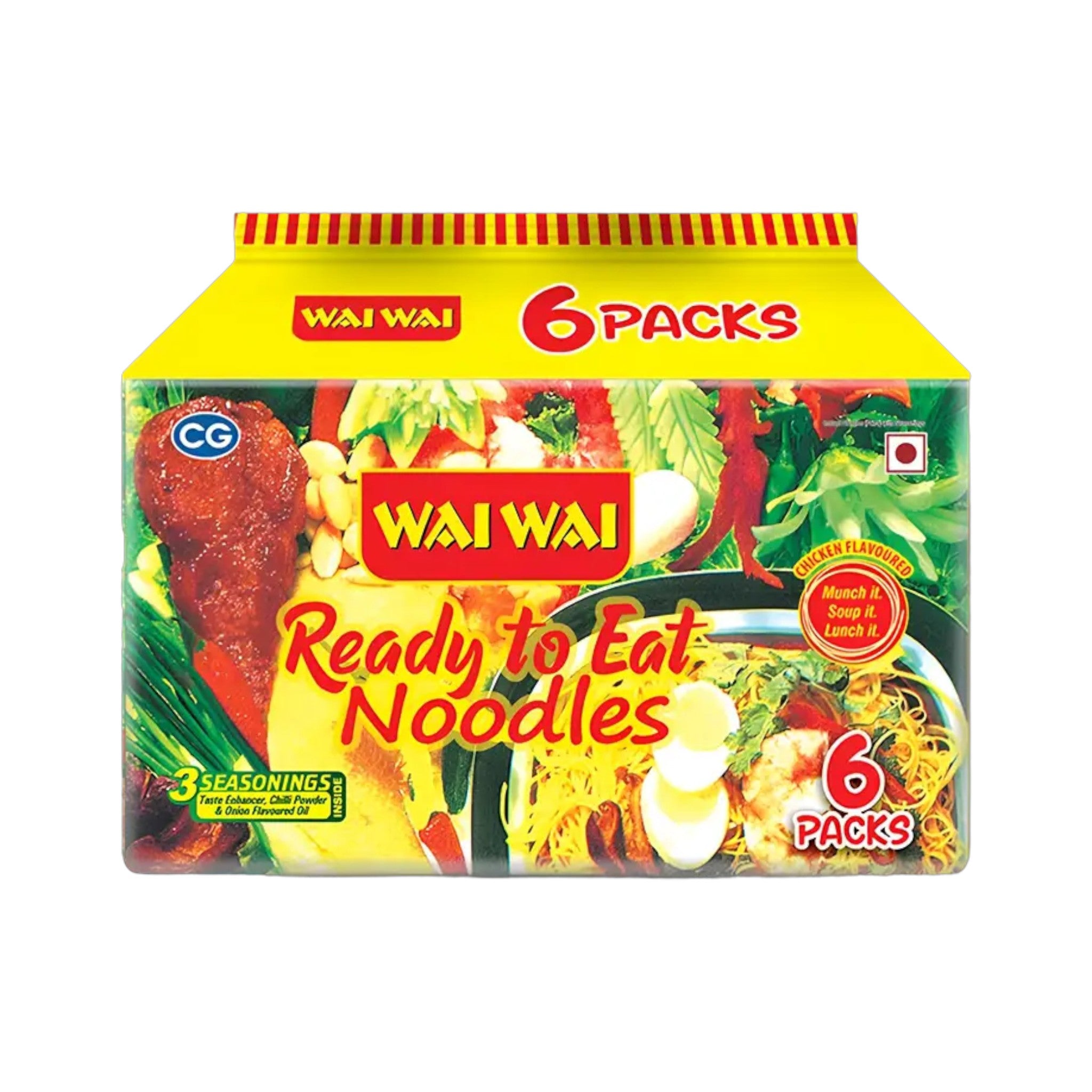 Wai Wai Chicken Flavour Instant Noodles