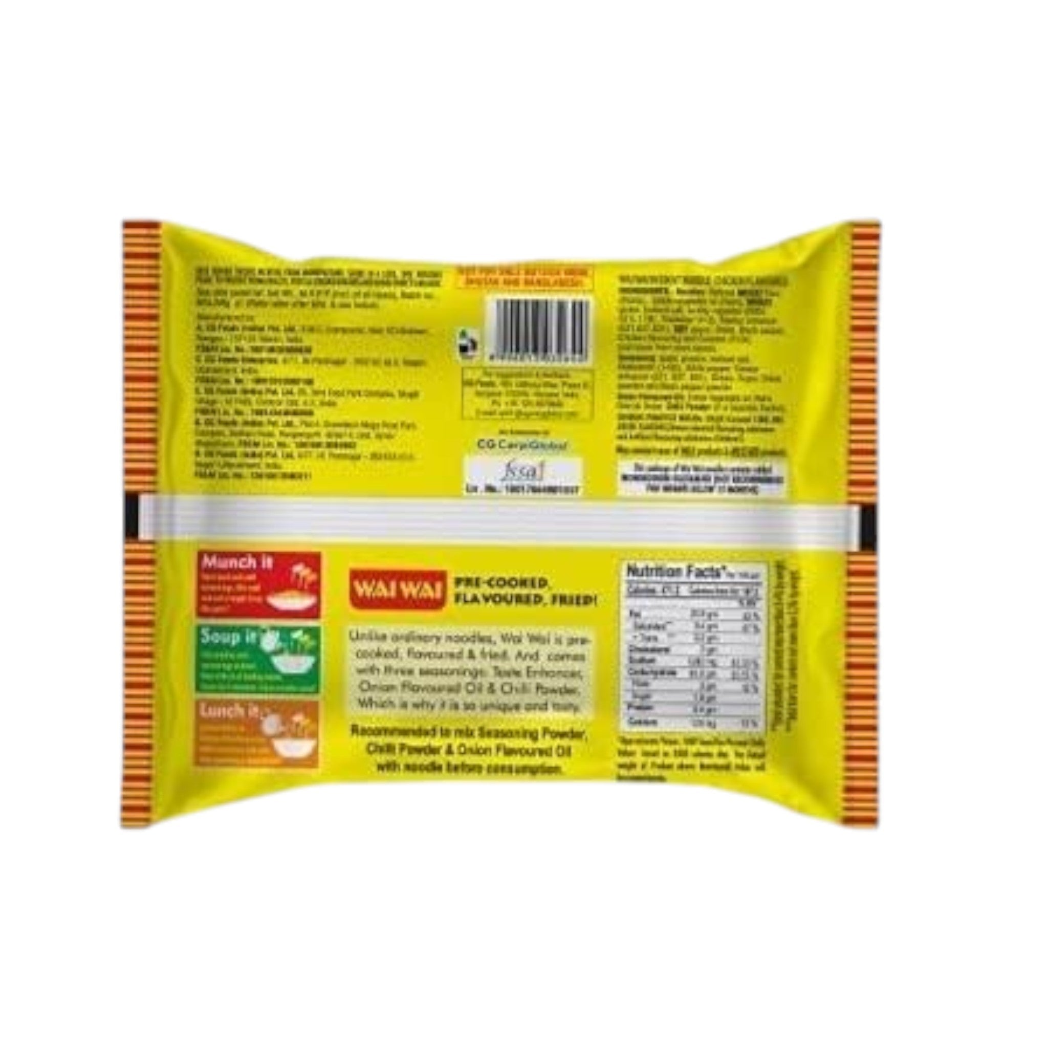 Wai Wai Chicken Flavour Instant Noodles