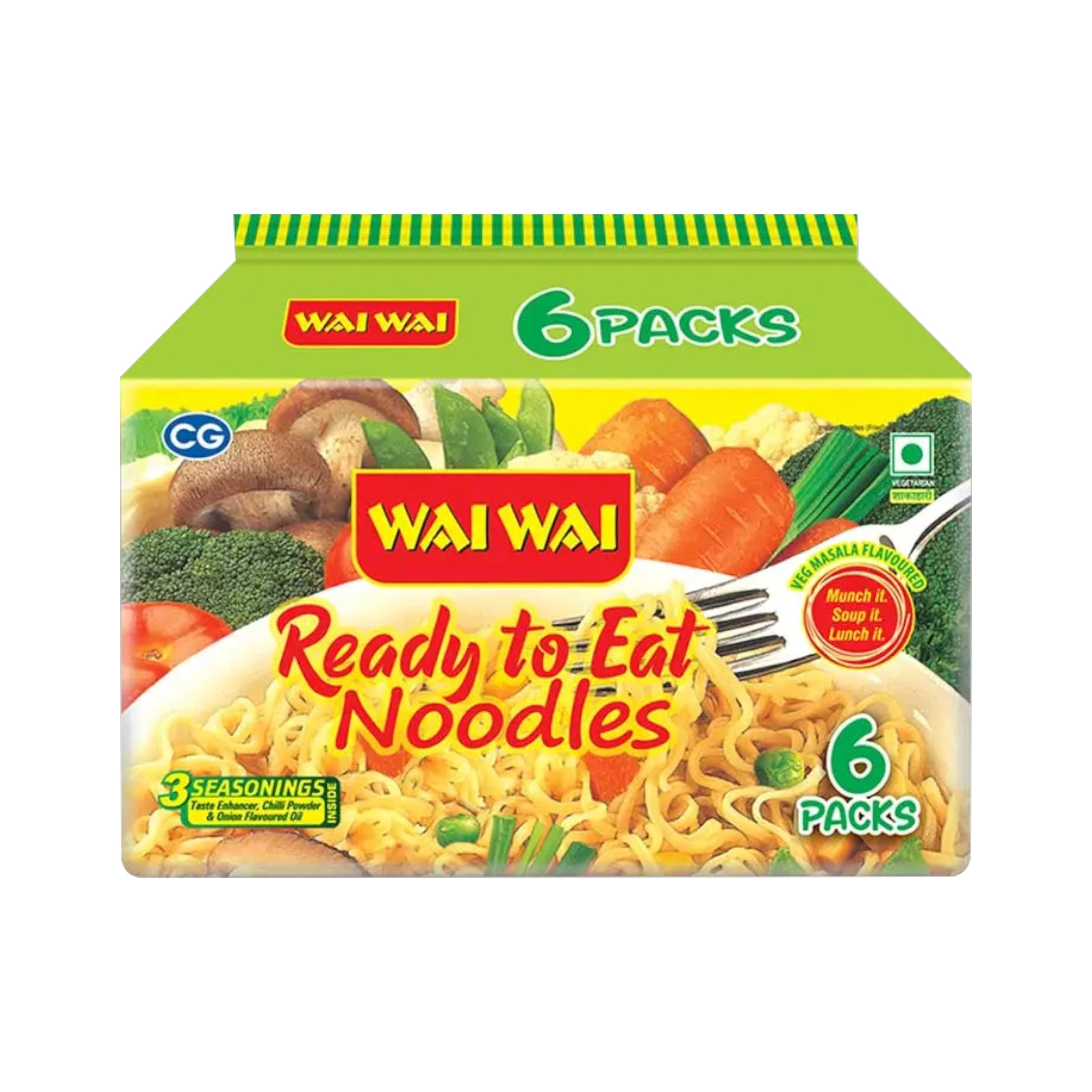 Waiwai Ready to Eat Instant Noodles -Veg