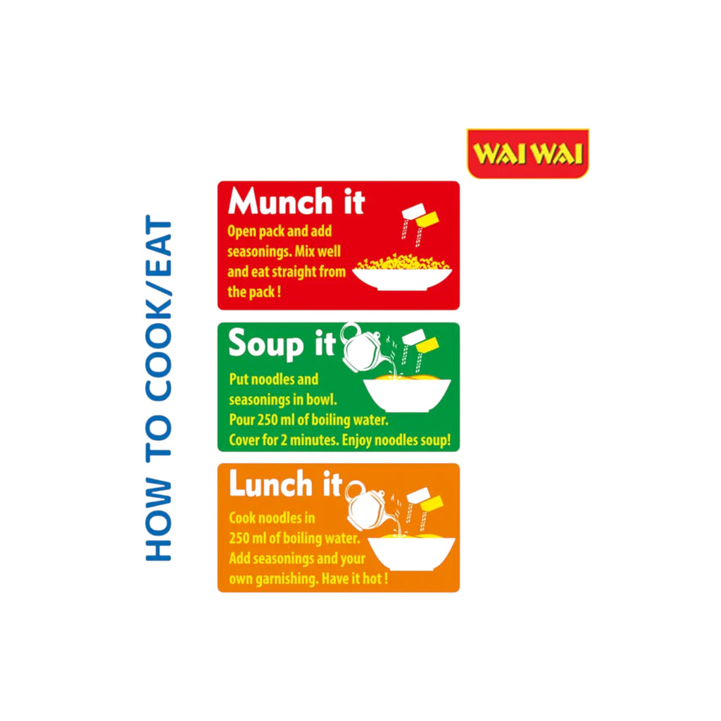 Waiwai Ready to Eat Instant Noodles -Veg