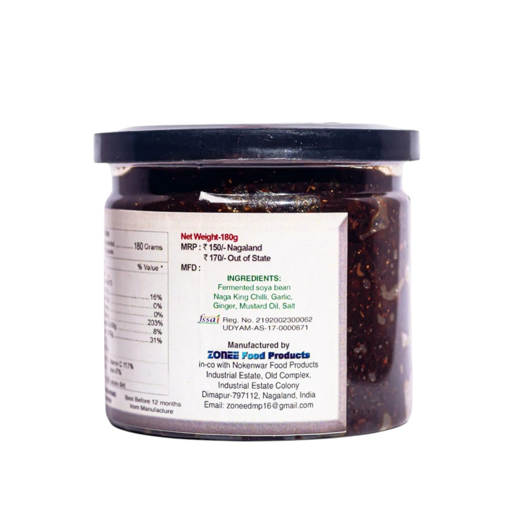 Zonee Fermented Soya Bean Pickle with King Chilli, 180g