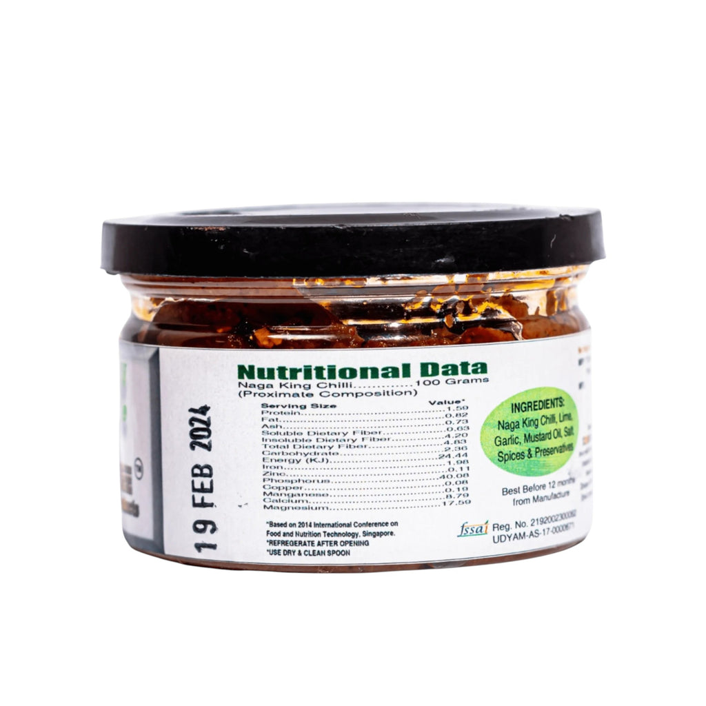 Zonee Fresh Naga King Chilli Pickle 100gm