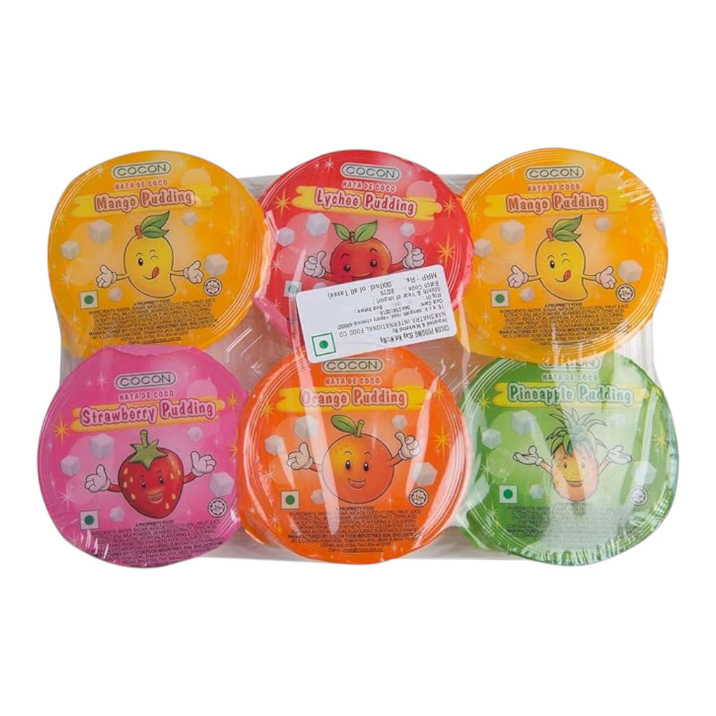 Cocon Pudding -Mixed Flavour -6Cup (480g)
