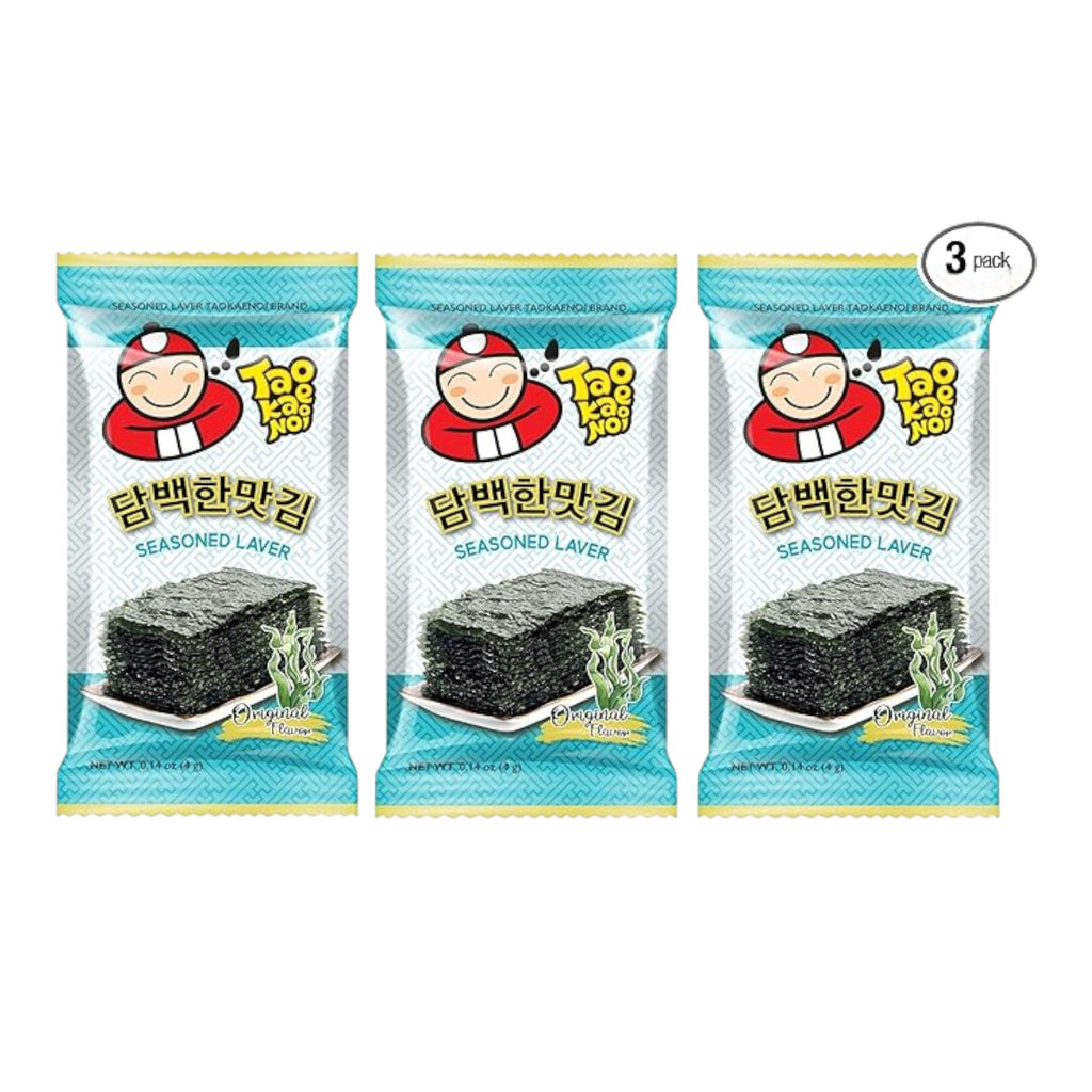 Tao Kae Noi Roasted Seaweed Seasoned Laver Classic Flavour