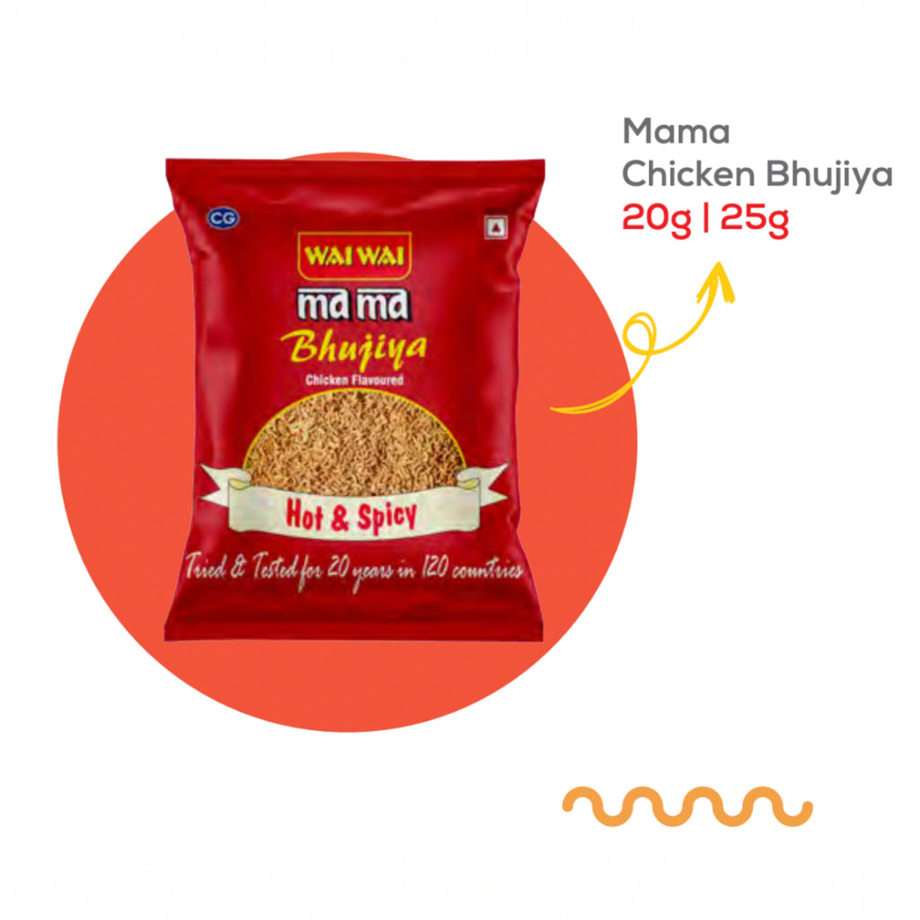 Wai Wai Mama Chicken Flavour Bhujia