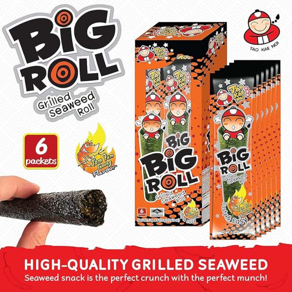 Tao Kae Noi Grilled Seaweed Big Roll Tom Yum Goong Flavour