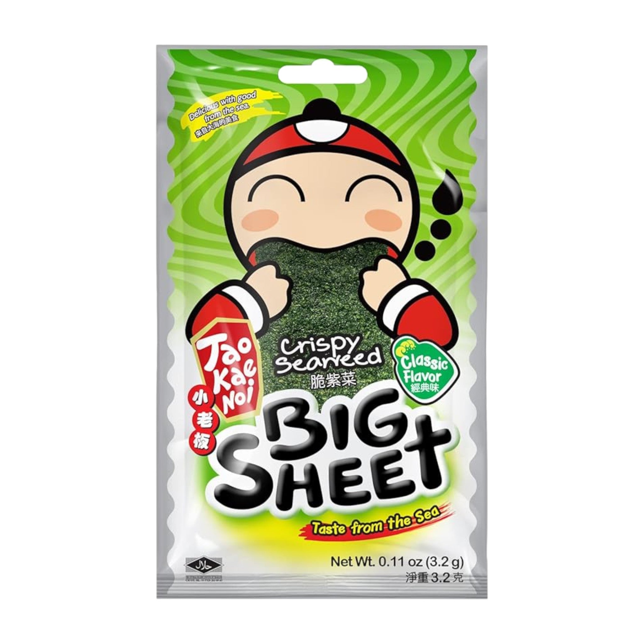 Tao Kae Noi Crispy Seaweed Big Sheet Classic Flavour