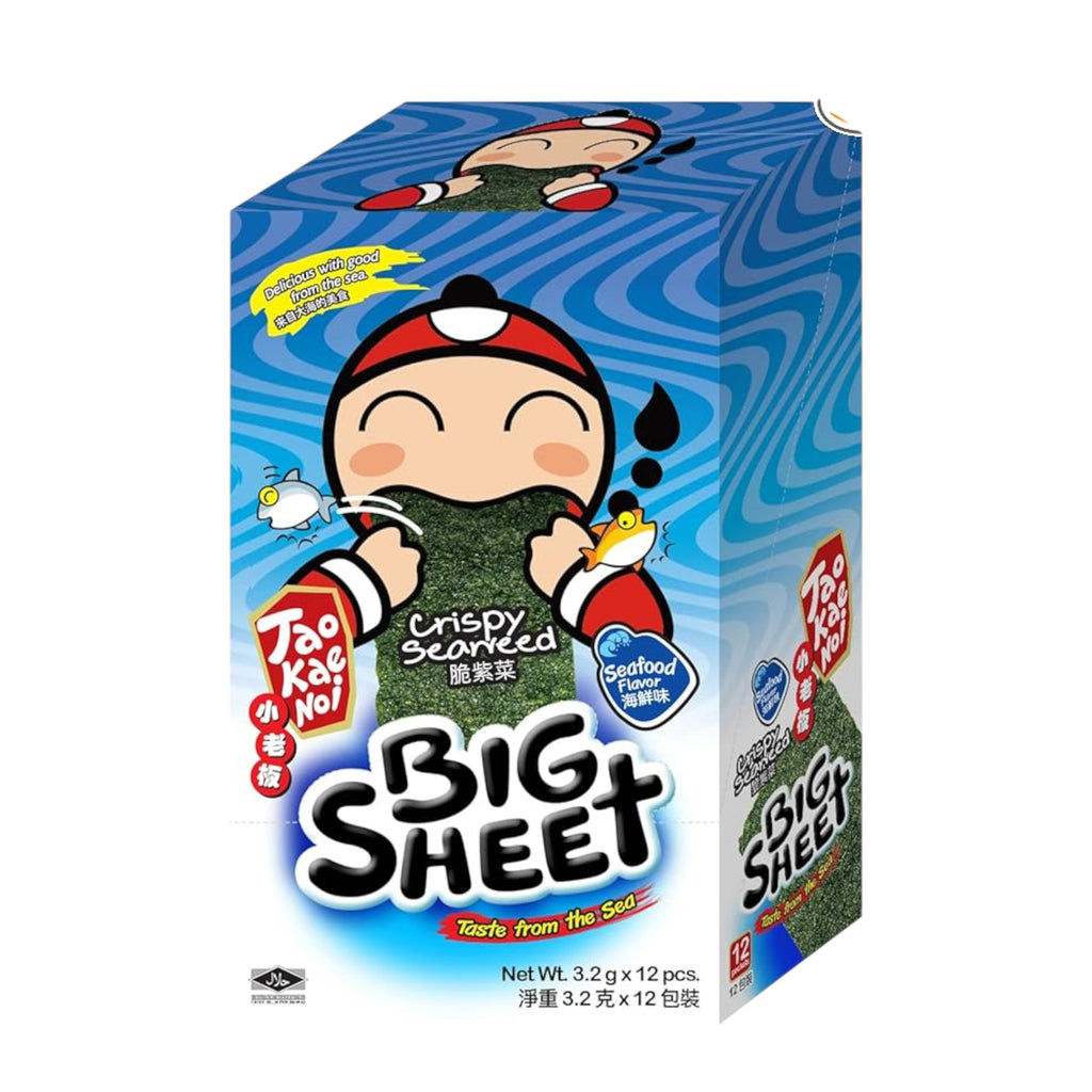 Tao Kae Noi Crispy Seaweed Big Sheet Seafood Flavour
