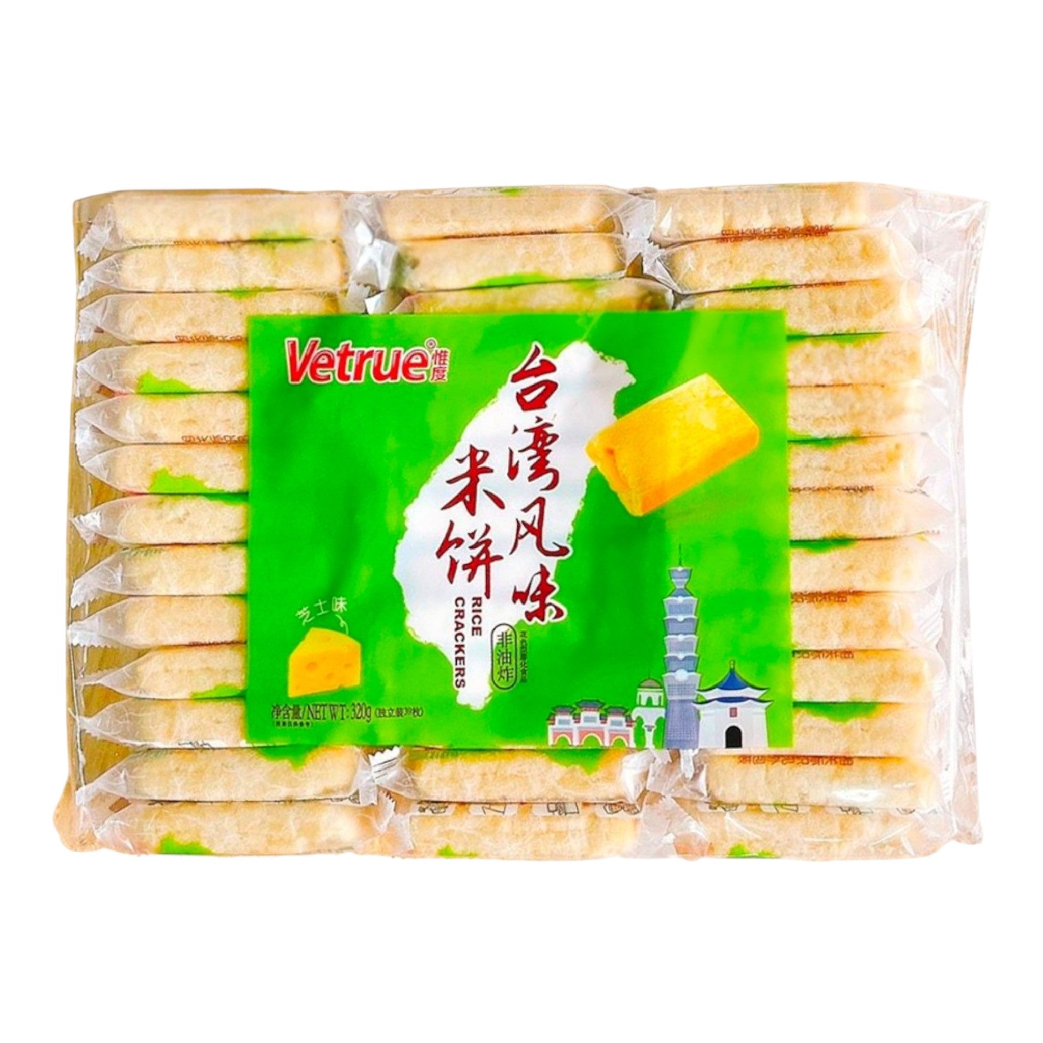 Vetrue Rice Cheese Cracker – Crispy Taiwanese Snack