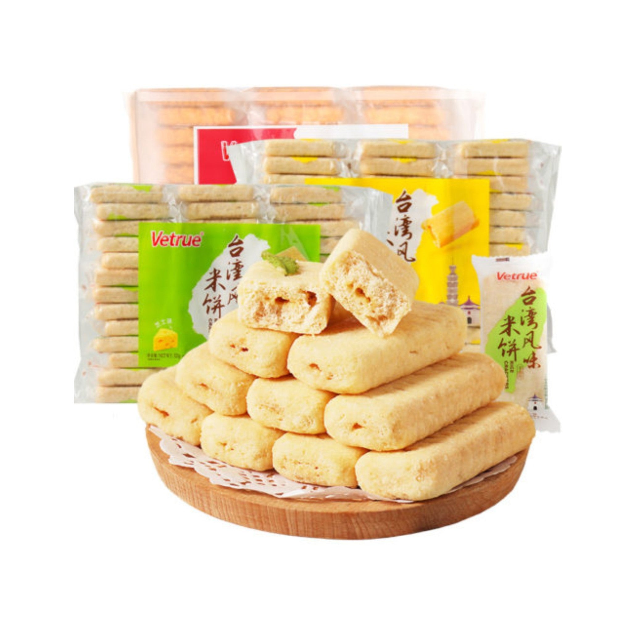 Vetrue Rice Cheese Cracker – Crispy Taiwanese Snack